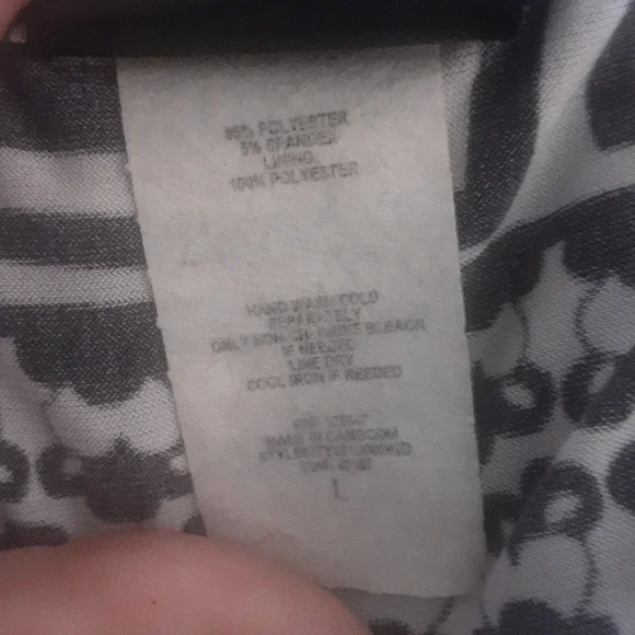 J.T.B. Beaded Criss Cross Back Tank Top Sz L - Picture 7 of 7